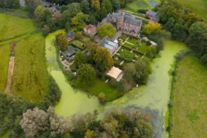 Groene locatie waar bedrijven samenkomen voor een teamuitje en teambuilding in Noord-Brabant